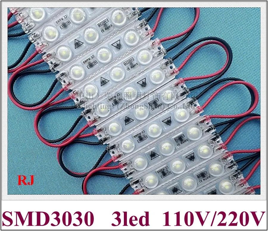  ڿ LED  , SMD 3030 3 LED, IP65, 63mm x 13mm, ſ  б ʿ , 220V, 110V, 1.8W, 220lm